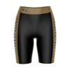 Vive La Fete Oakland Golden Grizzlies, Game Day Logo Black & Yellow Women's Biker Short 9" Inseam view 1