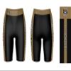 Vive La Fete Oakland Golden Grizzlies, Game Day Logo Black & Yellow Women's Biker Short 9" Inseam view 3
