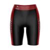 Vive La Fete North Carolina Central Eagles Game Day Logo Black & Brown Women's Biker Short 9" Inseam view 1