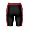 Vive La Fete North Carolina Central Eagles Game Day Logo Black & Brown Women's Biker Short 9" Inseam view 2