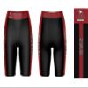 Vive La Fete North Carolina Central Eagles Game Day Logo Black & Brown Women's Biker Short 9" Inseam view 3