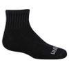 Fruit of the Loom boys 10 Pair Pack Dual Defense Cushioned Comfort Socks, Black, 9-2.5 US view 2