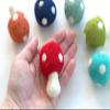 Felted Wool Mushrooms by Matthew and Mae- Approx 2.5"x1.5"- 100% Wool- Spring Craft Shapes, Woodland Tiered Tray, Fall Fairy Garden Bowl Filler, Handmade Gift (Neutral Colors) view 3