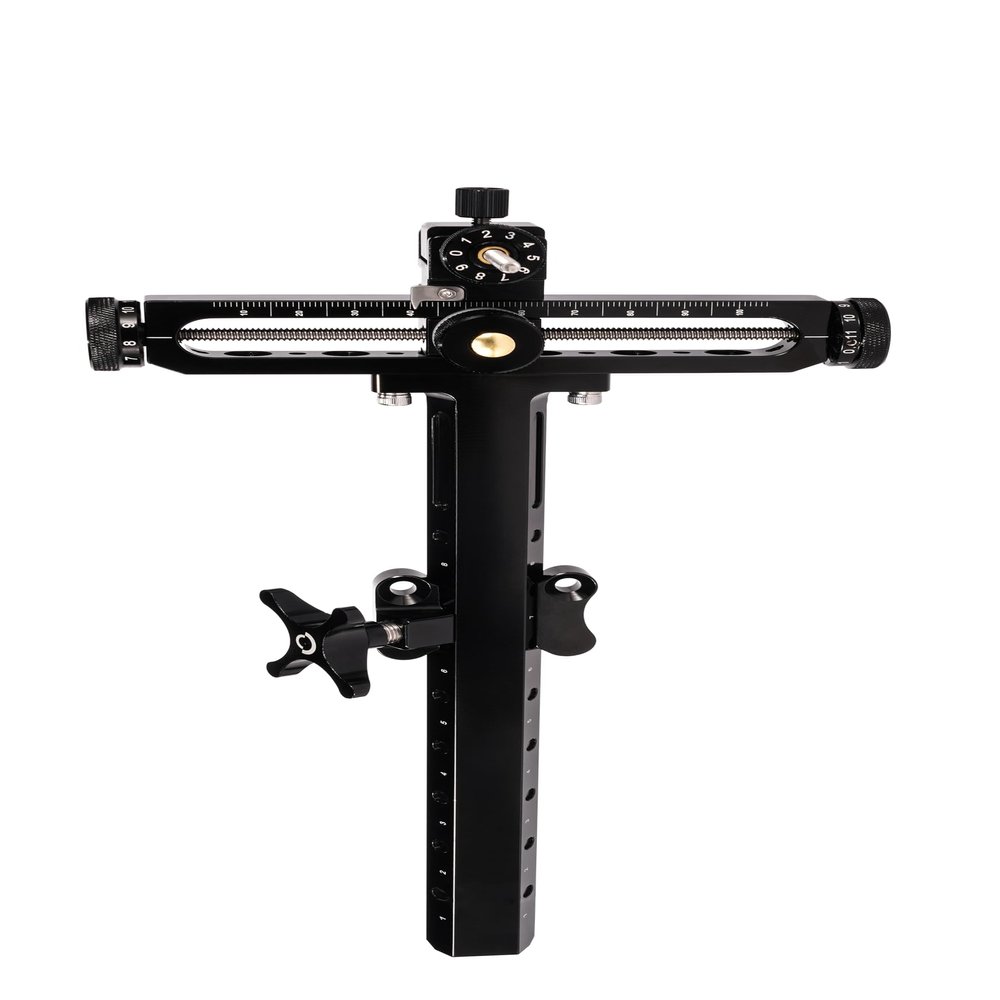 Perogen Archery Recurve Bow Sight Right Hand Adjustable Aluminum T Shape Quick-Release Bow Sight,Archery Shooting Target Sight