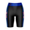 Vive La Fete DePaul Blue Demons Game Day Logo Black & Blue Women's Biker Short 9" Inseam view 1