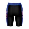 Vive La Fete Louisiana Tech Bulldogs Game Day Logo Black & Blue Women's Biker Short 9" Inseam view 1