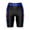 Vive La Fete Louisiana Tech Bulldogs Game Day Logo Black & Blue Women's Biker Short 9" Inseam view 2