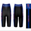 Vive La Fete Louisiana Tech Bulldogs Game Day Logo Black & Blue Women's Biker Short 9" Inseam view 3