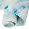 NATURAL LIFE PALMPRING Yoga Mats  Organic 10 mm Thick Cushion Non-Slip Tie Dye Print Fitness Pilates Gym Exercise Floor Workout with Bags Blue view 1