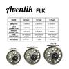 Aventik FLK Fly Fishing Reel Aluminum Trout 3/5, 5/7, 7/9wt Large Arbor Freshwater Fly Reel with Line (Grey 7/9) view 2