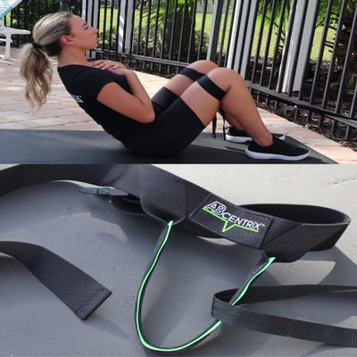 ABcentrix TE Harness | Isolates The Core for Beginners and Experts | Best Abdominal Work-Out, Light-Weight, Portable, Indoor, Outdoors, get a Strong core at Home or on The Road
