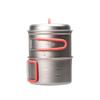 Evernew Titanium Lightweight Camping Solo Pot Set, 750 view 3