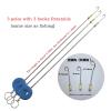 Fishing Hooks 8 Straight Hook, Hook Hard, Eel Fishing Workpiece, Hand Line Guide, Soft Hooks, Barbs Main Fishing for Bass Trout Saltwater Freshwater Fishing Tackle (Size : 6 hooks) view 4