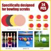 Loopeer 24 Pieces Bowling Sanding Pads Resurfacing Polishing Kit Bowling Ball Accessories Sand Pads Ball Cleaner Kit Grit 500 1000 1500 2000 3000 5000 view 2