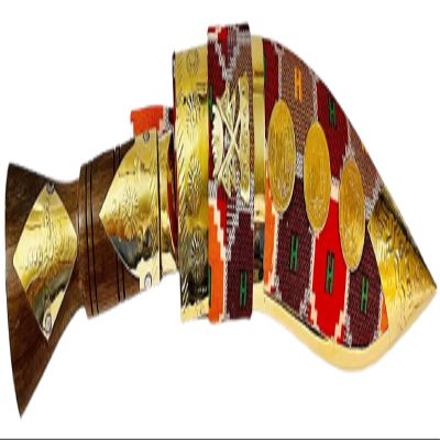 QT Gurkha Decor Kukri Made for Decoration Gurkha Khukuri With Special Hand Woven Dhaka Sheath 12" Kukri