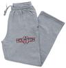 CornBorn Houston Cougars Jogger - Premium Fleece Striped Houston Football Laces - Gray - 2X