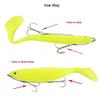 Fishing Hooks 3 PC S Stainless Steel Shark Fishing Hook Drilling Rod 2 Arm Wire Net Large Hook Rig Strip Hook Accessories New for Bass Trout Saltwater Freshwater Fishing Tackle (Size : B) view 2