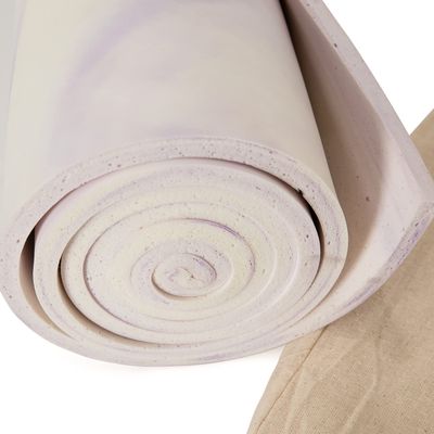 NATURAL LIFE PALMPRING Yoga Mats Organic 10 mm Thick Cushion Non-Slip Tie Dye Print Fitness Pilates Gym Exercise Floor Workout with Bags Purple