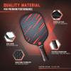 JP WinLook Pickleball Paddles Set - Fiberglass Rackets for Beginners to Professional Skill Levels - for Indoor or Outdoor Play - Includes 2 Premium Racquets, 3 Pickleballs, & a Carrying Bag view 2
