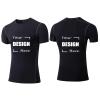 TopTie Custom Compression Base Layer Short Sleeve Personalized Men's Sublimation Clothing-Black-XL view 1