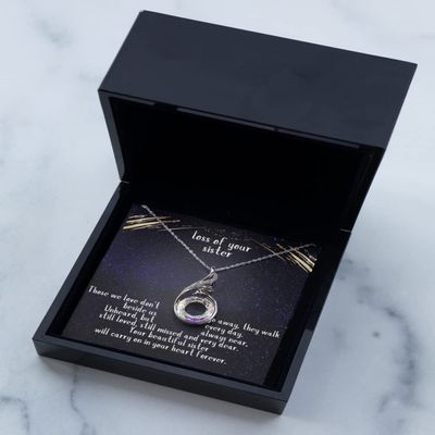 Rising Phoenix Necklace Luxury Box Loss of a Sister, Loss of Sister Gift for Sister, Sister Memorial Gift, Sister Remembrance, Loving Memory of, BER