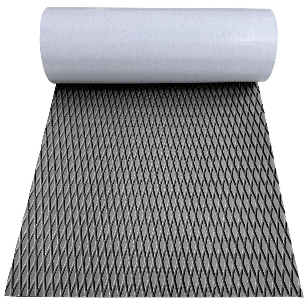 Boat Flooring EVA Foam Boat Decking Self Adhesive Marine Flooring Deck Grip Pad Marine Carpet for Yacht Fishing Boat Kayak Surfboard Traction Pad SUP Paddle Board RV Motorboat Golf Cart (94.5"x16.14")