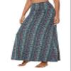 Urban CoCo Women's Stylish Spandex Comfy Fold-Over Flare Long Maxi Skirt (L, 17) view 2