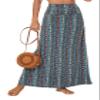 Urban CoCo Women's Stylish Spandex Comfy Fold-Over Flare Long Maxi Skirt (L, 17) view 3