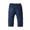Loloda Toddler Baby Boys Casual Cargo Pants Elastic Waistband Trousers with Side Pockets Navy Blue 3-4 Years view 2