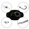 Fishing Hooks High Carbon Steel String Hook 5 Small Hook Drilling Rig Rotation Fishing Fishing Equipment Bait Lure Fish Eagle Hovel for Bass Trout Saltwater Freshwater Fishing Tackle (Size : 13#) view 3