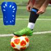 1 Pair Soccer Shin Guards for Youth Boys Girls Breathable Sports Leg Guard Sleeves Protective EVA Cushion for Teenagers Thick Shin Pads Support Footfall Game Training Calf Gears for Junior Student view 3
