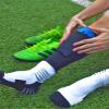 1 Pair Soccer Shin Guards for Boys Girl Children Breathable Sports Leg Guard Sleeves Kids Protective EVA Cushion Thick Shin Pads Support Footfall Game Training Calf Protector Gears for Pupil view 3