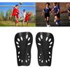 1 Pair Soccer Shin Guards for Youth Boys Girls Breathable Sports Leg Guard Sleeves Protective EVA Cushion for Teenagers Thick Shin Pads Support Footfall Game Training Calf Gears for Junior Student view 4