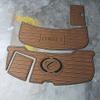 Boat EVA Faux Teak Decking Floor Compatible with 2005 Cobalt 263 Swim Step Cockpit view 1