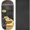 101 Boards Skateboards Natas Kaupas Dog Skateboard Deck - 7.88" x 31.9" with Black Magic Black Griptape - Bundle of 2 items view 1