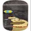 101 Boards Skateboards Natas Kaupas Dog Skateboard Deck - 7.88" x 31.9" with Black Magic Black Griptape - Bundle of 2 items view 2