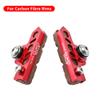 BBxunsless Bicycle C Caliper Extended Brake Pad (Set of 2) Bike Wear-Resistant Replaceable Carbon Fiber Rim for Road Bike,MTB,Folding Bike (8) view 2