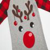 Demifill Boys Christmas Pajamas Girls Reindeer pajamas Kids Cotton Sleepwear Size 18 Red&Gray view 3