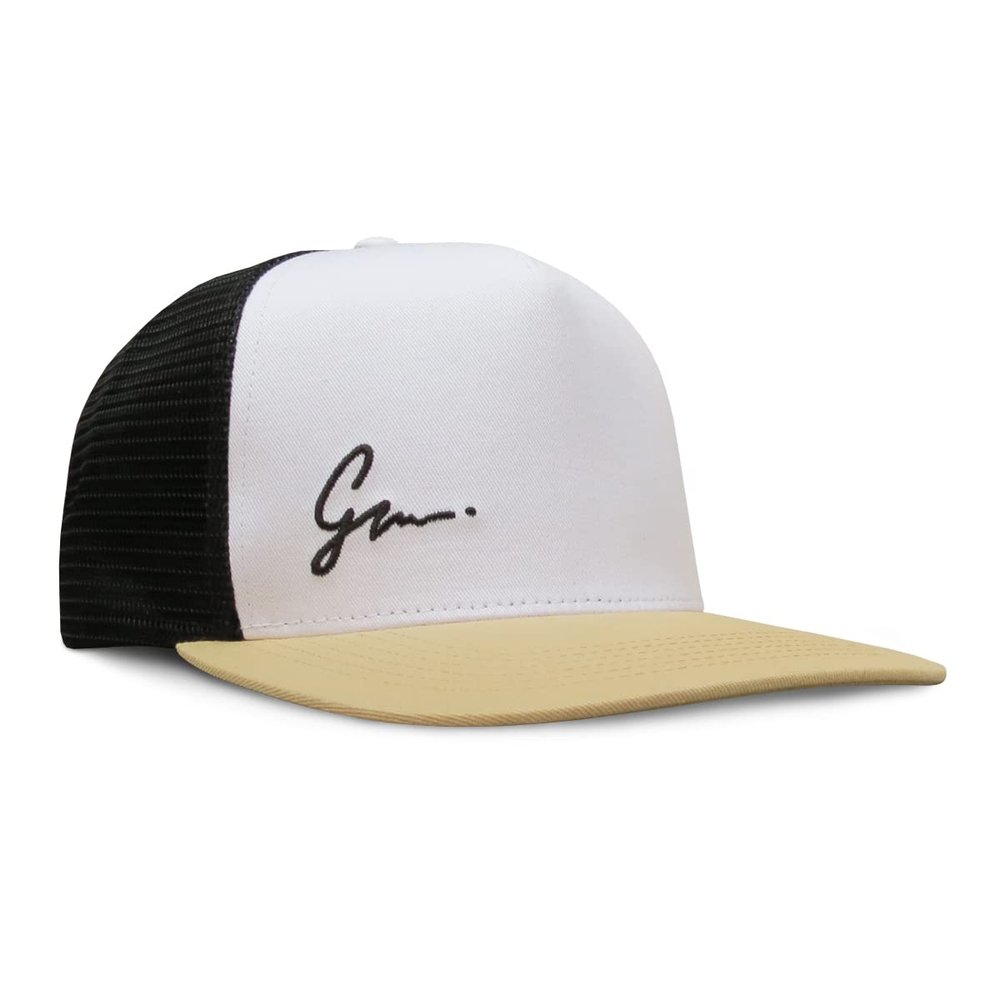 Grace Folly Trucker Hat for Men & Women. Snapback Mesh Caps (US, Alpha, One Size, One Size, White & Sand)