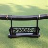 WANLIAN Sword Stand One-Tier Sword Holder, Desktop Samurai Sword Katana Gladiator Sword Rack for Display, Black view 4