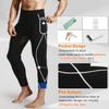 DYUAI Sauna Sweat Pants for Men Compression Pants Athletic Leggings Workout Sauna suit(WBH7201-01-XL) view 3