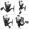 Anti-Corrosion Saltwater/Freshwater Sea Fishing Reel Carp Fishing 5.2:1 High Speed Metal Spool Powerful Spinning Fishing Reels Baitcasting Fixed Spool Reel with Transparent Fishing Wire Yellow view 4