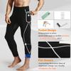DYUAI Sauna Sweat Pants for Men Compression Pants Athletic Leggings Workout Sauna suit(WBH7201-01-M) view 3