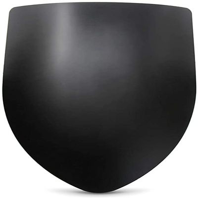 Blank Medieval Shield - 16 Gauge Steel Battle Ready - Black - One Size