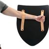 Blank Medieval Shield - 16 Gauge Steel Battle Ready - Black - One Size view 4