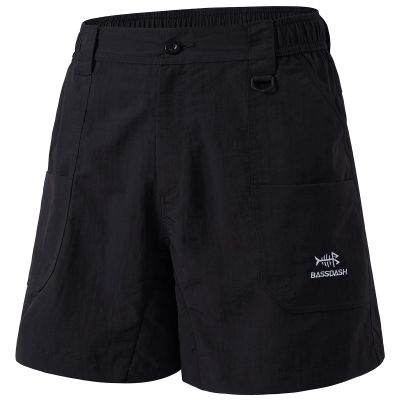 BASSDASH Men's Fishing Shorts UPF 50+ Water Resistant Quick Dry Hiking Cargo Shorts with Multi Pocket 6"