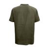 QWENTMTNTY Mens Summer Cotton Linen Shirt Short Sleeve V Neck Button Up Henleys Casual T Shirts Fashion Desinger Beach Wear Army Green view 3