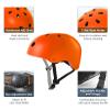 Tourdarson Skateboard Helmet Impact Resistance Ventilation for Youth & Adults (Orange,Large) view 3