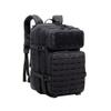 Sunnysoutdoor Outdoor Sports Pack Hiking Bag Tactical Rucksack Camo Knapsack Combat Camouflage Tactical 47L Molle Backpack - Black view 1