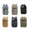 Sunnysoutdoor Outdoor Sports Pack Hiking Bag Tactical Rucksack Camo Knapsack Combat Camouflage Tactical 47L Molle Backpack - Black view 2